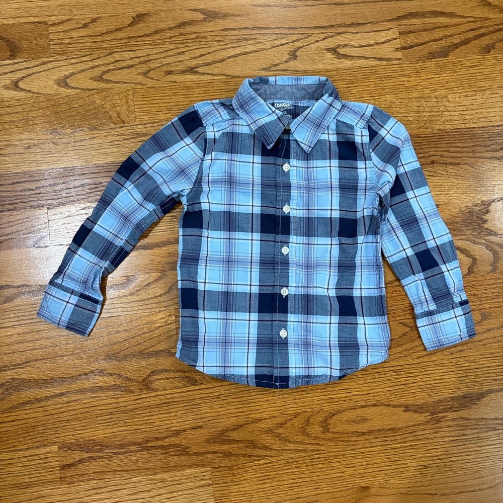 OshKosh Plaid Button Down Shirt